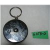 Image 1 : Chromed metal retractable key chain with belt hook