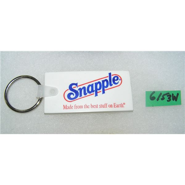 Snapple soft drink advertising promotional key chain