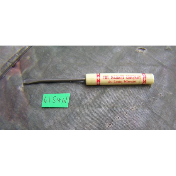The Medart Company advertising screwdriver