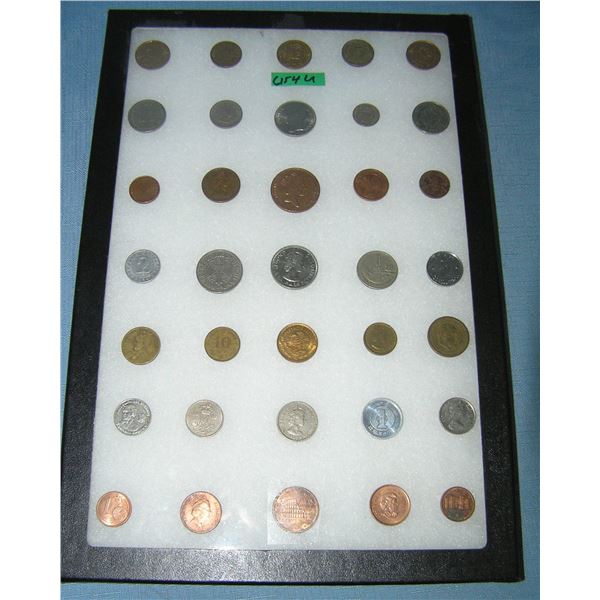 Collection of world coins