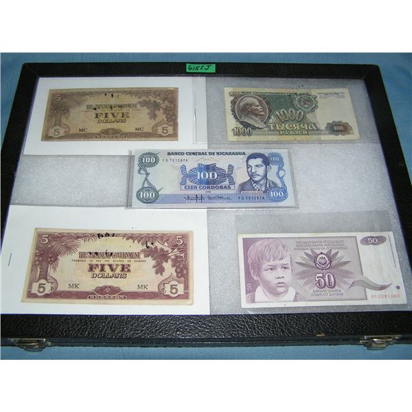 Collection of world currency