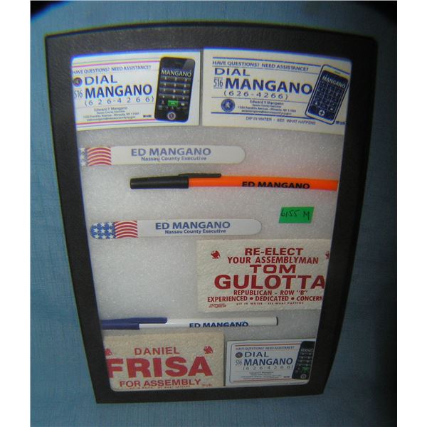 Group of political collectibles