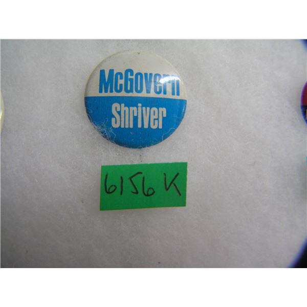 McGovern Shriver campaign button