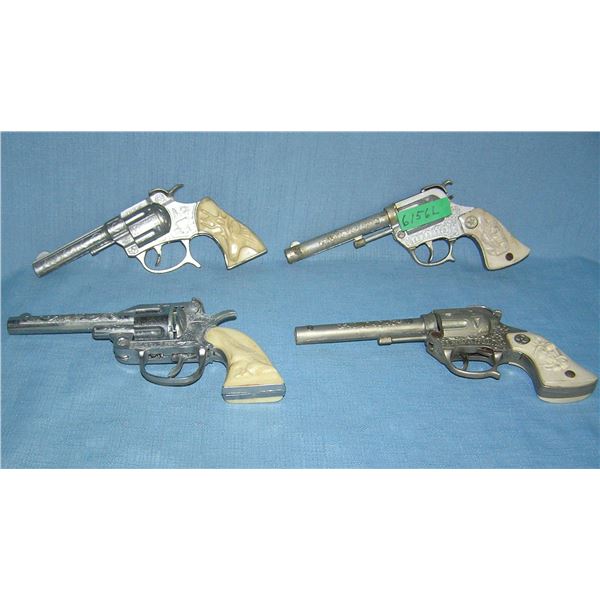 Group of vintage western themed cap guns