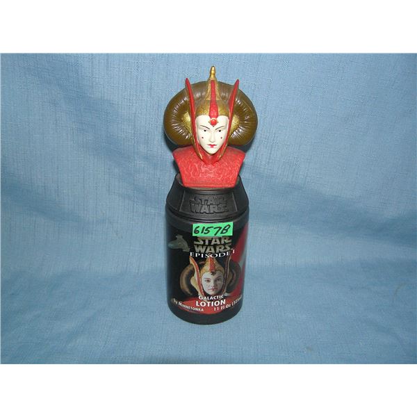 Star Wars Queen Amidala figural lotion container