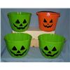 Image 1 : Group of Halloween Trick or Treat buckets