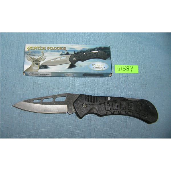 Gentle Folding pocket knife with box