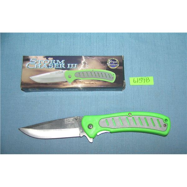 Storm Chaser pocket knife with box