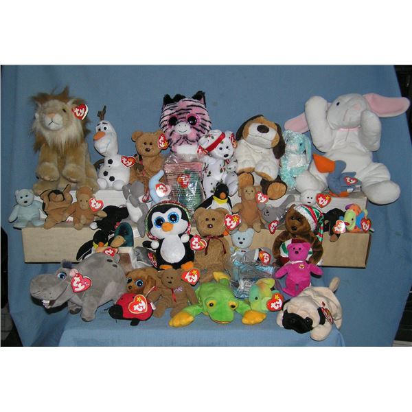 Large collection of vintage Beanie babies