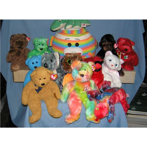 Large collection of vintage Beanie babies