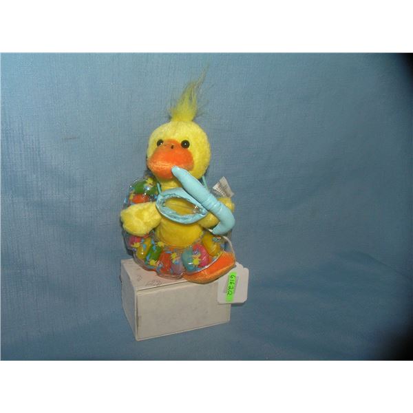 Vintage duck plush toy