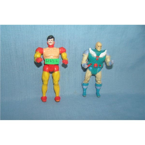 Pair of vintage action figures