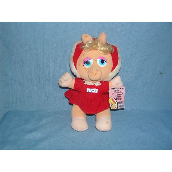 Miss Piggy plush toy with original tag