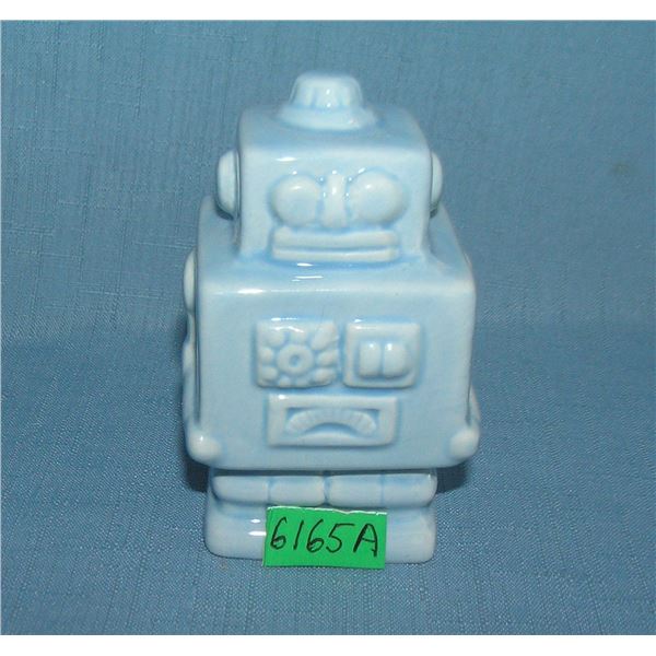 Classic Porcelain Robot blue glaze