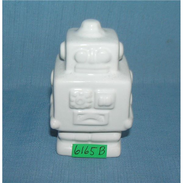 Classic Porcelain Robot white glaze
