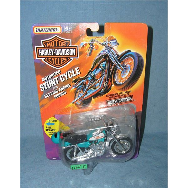 Harley Davidson mechanical motorcycle mint on card
