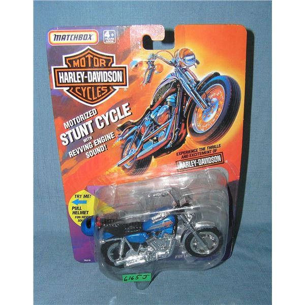 Harley Davidson mechanical motorcycle mint on card