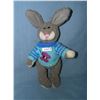 Image 1 : High quality plush Easter Bunny toy with knitted sweater