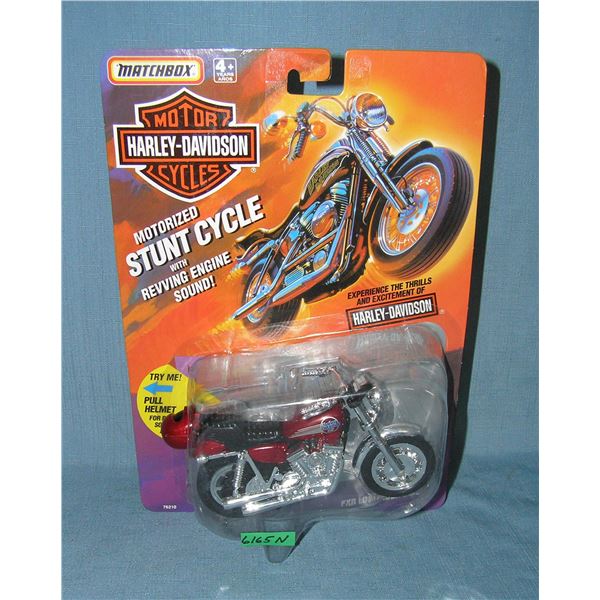 Harley Davidson mechanical motorcycle mint on card