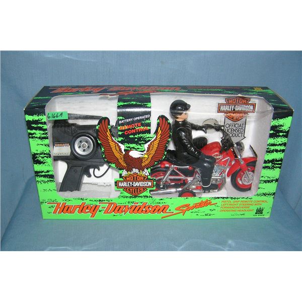 Harley Davidson remote control sportster motorcycle and rider