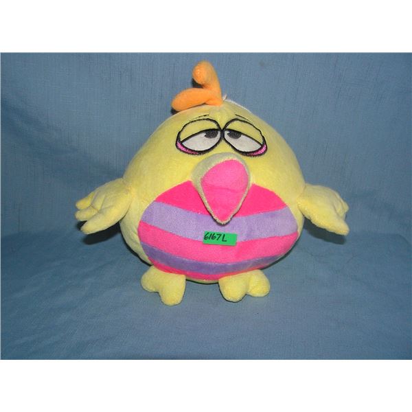 Vintage plush bird toy