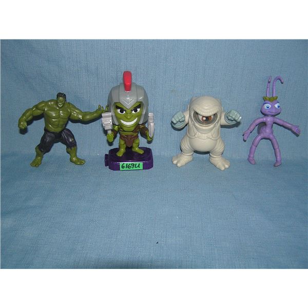 Group of collectible toys