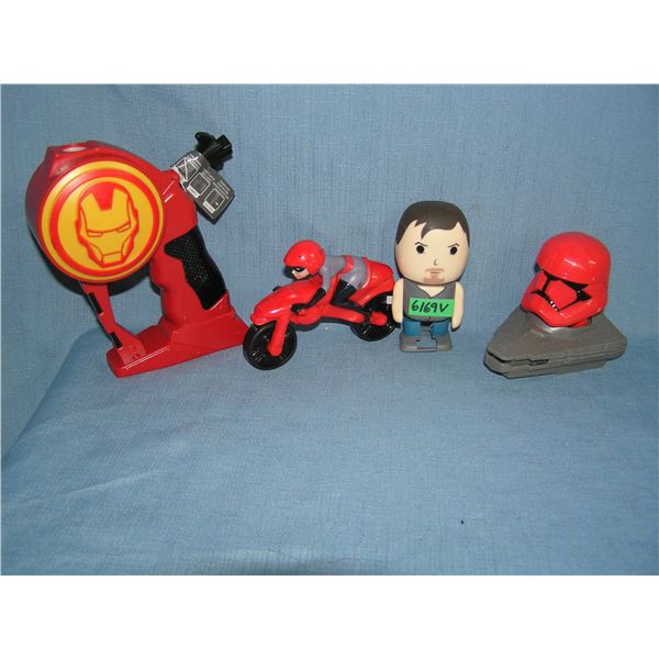 Group of collectible toys