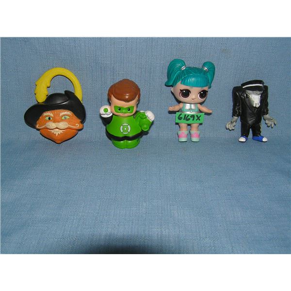 Group of collectible toys