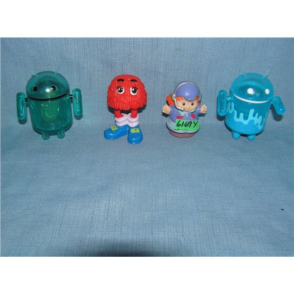Group of collectible toys