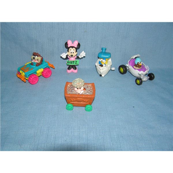 Group of collectible toys
