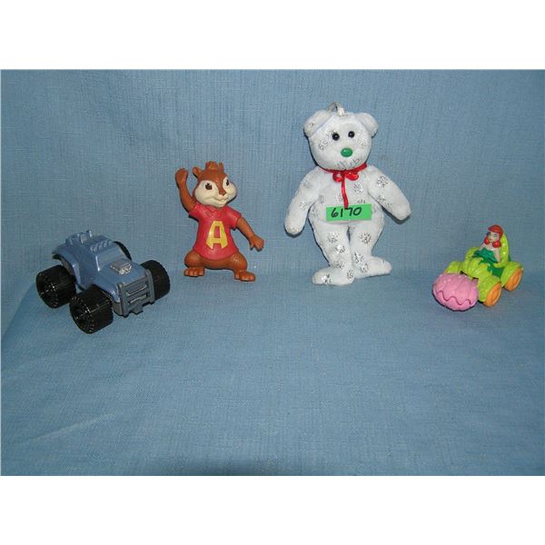 Group of collectible toys