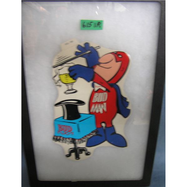 Vintage Budweiser Budman advertising display piece