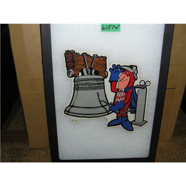 Vintage Budweiser Budman advertising display piece