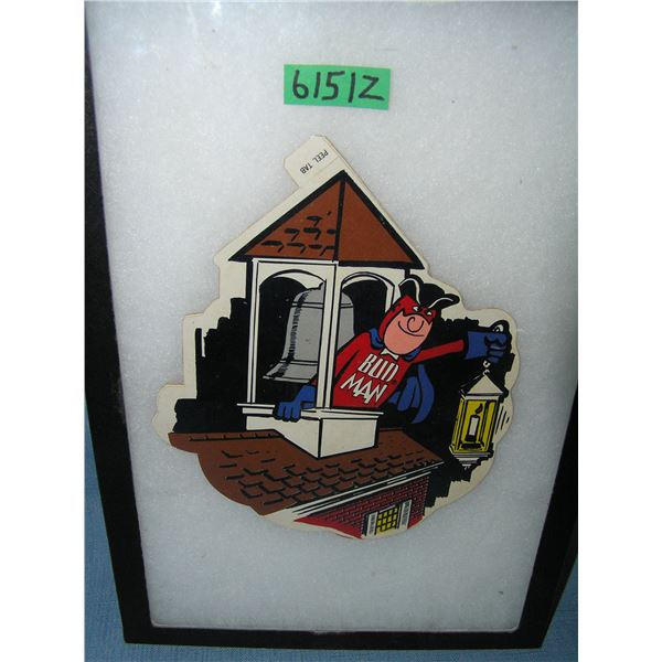 Vintage Budweiser Budman advertising display piece