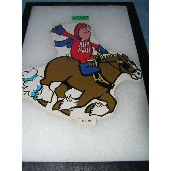 Vintage Budweiser Budman advertising display piece