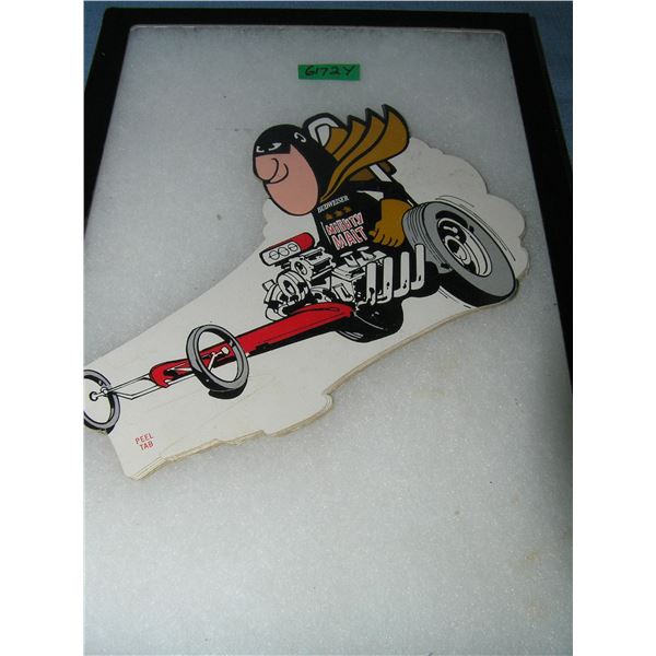 Vintage Budweiser Budman advertising display piece