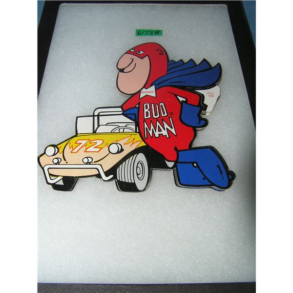 Vintage Budweiser Budman advertising display piece