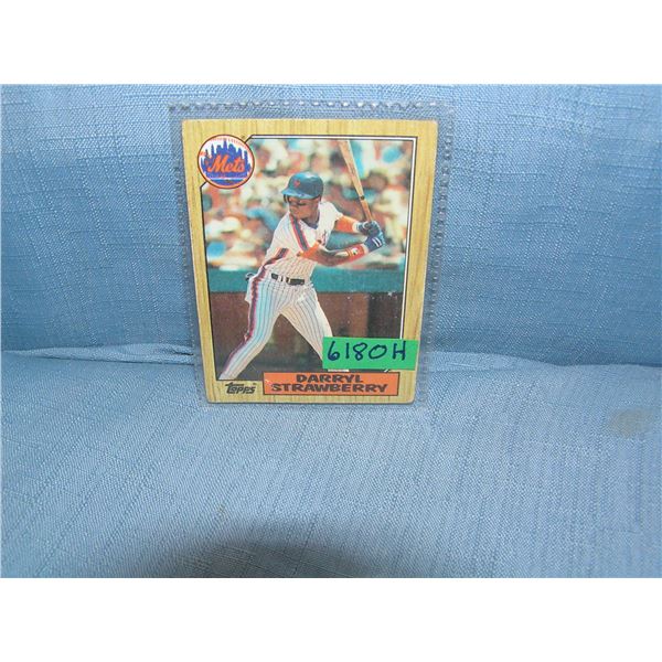 Darryl Strawberry all star baseball card