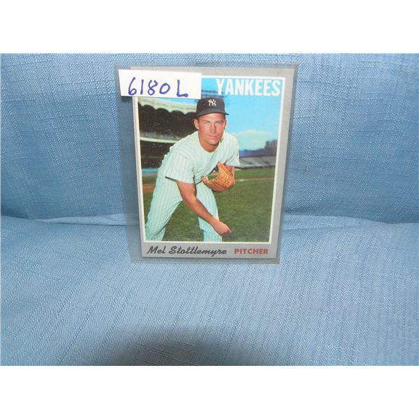 Mel Stottlemyer all star baseball card