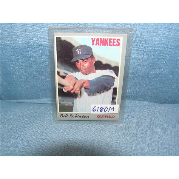 Bill Robinson all star baseball card