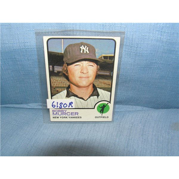 Bobby Mercer all star baseball card