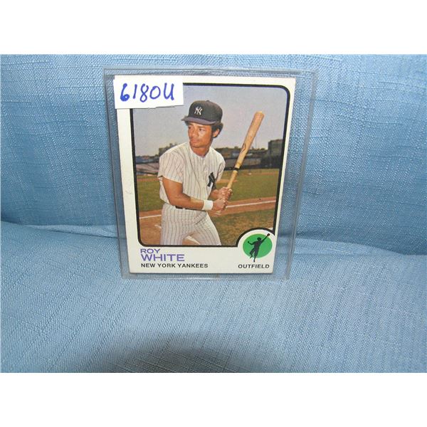 Roy White all star baseball card
