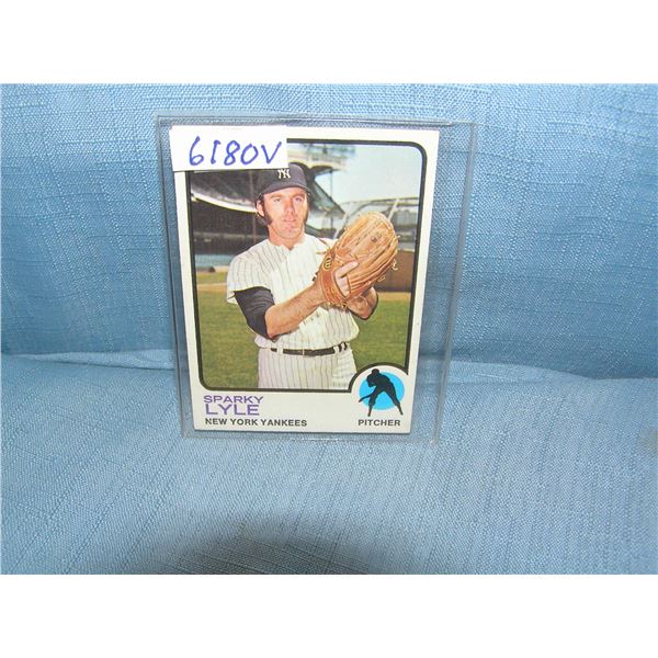 Sparky Lyle all star baseball card