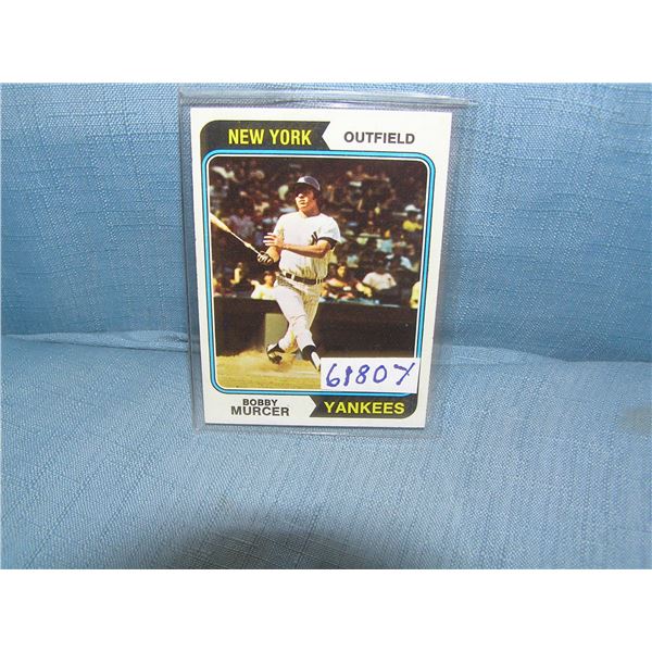Bobby Mercer all star baseball card