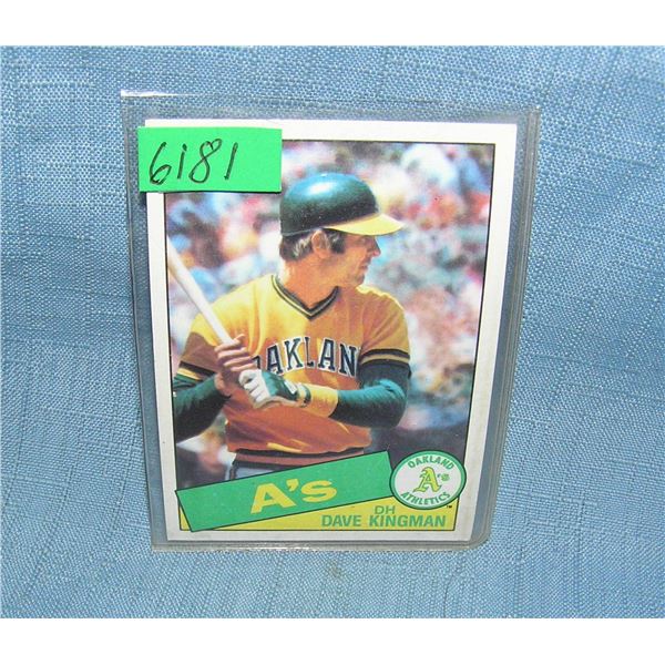 Dave Kingman all star baseball card
