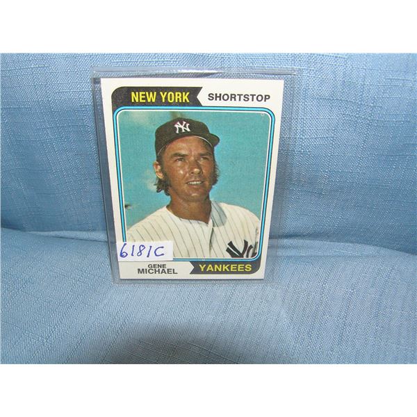 Gene Michaels all star baseball card