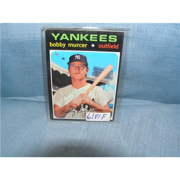 Bobby Mercer all star baseball card