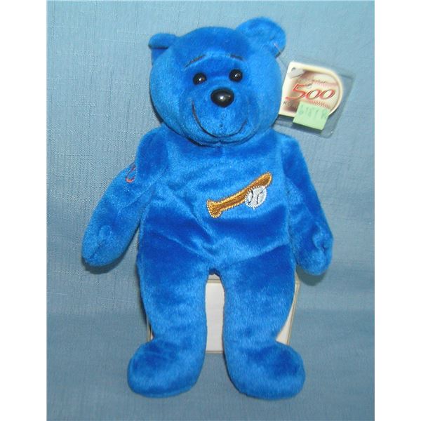 Willie Mays baseball bean bag toy