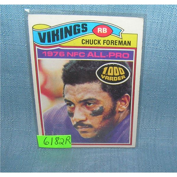 Early Chuck Foreman football card