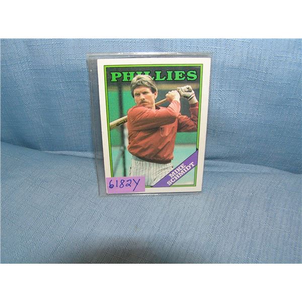 Mike Schmidt all star baseball card